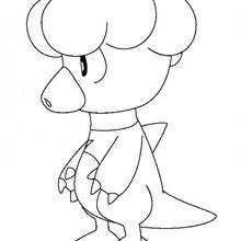 Baby Magby Pokemon coloring page