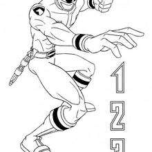 Go ranger! - Coloring page - CHARACTERS coloring pages - TV SERIES CHARACTERS coloring pages - POWER RANGERS coloring pages