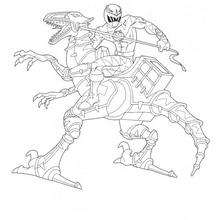 Robot Monster coloring page