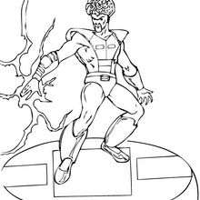 Supervillian Samuel Sterns coloring page