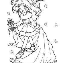 Princess - Coloring page - MANGA coloring pages - SAILOR MOON coloring pages