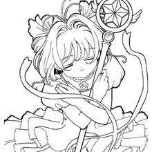 Sakura the Card Captor coloring page