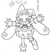 Dorie Goodwyn coloring sheet - Coloring page - CHARACTERS coloring pages - CARTOON CHARACTERS Coloring Pages - MAGICAL DOREMI coloring pages