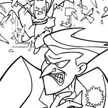 Batman and Joker coloring page