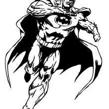 Batman  - Coloring page - SUPER HEROES Coloring Pages - BATMAN coloring pages