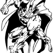 Batman is ready! - Coloring page - SUPER HEROES Coloring Pages - BATMAN coloring pages