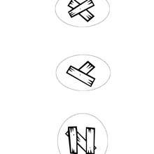 Letters X to Z - Coloring page - ALPHABET coloring pages - WESTERN letters of alphabet coloring pages