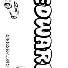 Edward - Coloring page - NAME coloring pages - BOYS NAME coloring pages - Boys names starting with E or F coloring pages