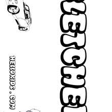 Fletcher - Coloring page - NAME coloring pages - BOYS NAME coloring pages - Boys names starting with E or F coloring pages