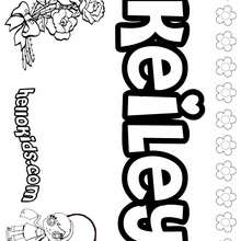 Keiley - Coloring page - NAME coloring pages - GIRLS NAME coloring pages - K names for girls coloring posters