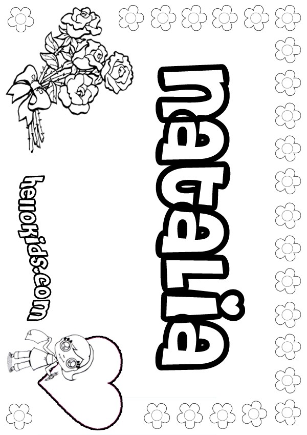 Natalia coloring pages - Hellokids.com