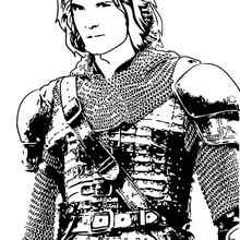 Prince Caspian coloring page - Coloring page - MOVIE coloring pages - THE CHRONICLES OF NARNIA coloring book pages