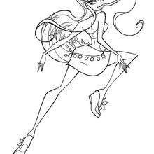 Princess Stella coloring page - Coloring page - GIRL coloring pages - WINX CLUB coloring pages - STELLA coloring pages