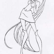 Icy the witch - Coloring page - GIRL coloring pages - WINX CLUB coloring pages