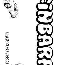Finbarr - Coloring page - NAME coloring pages - BOYS NAME coloring pages - Boys names starting with E or F coloring pages