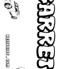 Garrett - Coloring page - NAME coloring pages - BOYS NAME coloring pages - Boys names which start with E or F coloring pages