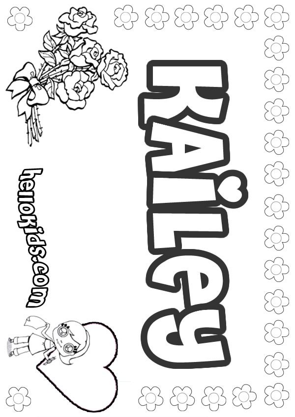 Kailey coloring pages - Hellokids.com