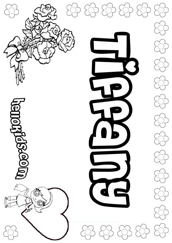 Tiffany coloring pages - Hellokids.com