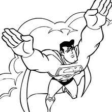 Superman coloring page - Coloring page - SUPER HEROES Coloring Pages - SUPERMAN coloring pages