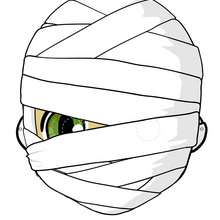 MUMMY MASK for Halloween - Kids Craft - MASKS crafts for kids - SCARY HALLOWEEN Masks for kids to print and cut out