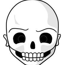 SKULL MASK for Halloween - Kids Craft - MASKS crafts for kids - SCARY HALLOWEEN Masks for kids to print and cut out