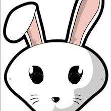 Usagi rabbit mask - Kids Craft - MASKS crafts for kids - ANIMAL MASKS for kids to print and cut out