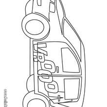 Big car coloring page - Coloring page - TRANSPORTATION coloring pages - CAR coloring pages - TUNING CAR coloring pages