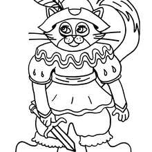 Fairy Cat coloring page - Coloring page - FANTASY coloring pages - FANTASY to color in