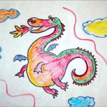 How to draw a Fairy Dragon drawing lesson