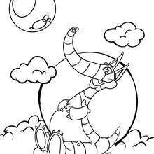 Fat Dinosaur coloring page - Coloring page - ANIMAL coloring pages - DINOSAUR coloring pages - Other prehistoric animal coloring pages