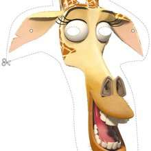 Melman the giraffe Mask