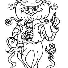 Silly Strawman coloring page