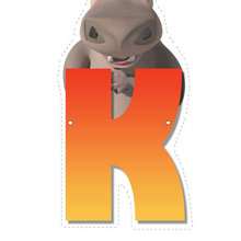 Hippo letter K letter