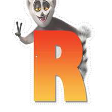 Lemur letter R