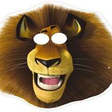 Madagascar 2: Alex the lion king Mask - Kids Craft - BIRTHDAY PARTY - BIRTHDAY crafts - Madagascar 2: Escape 2 Africa Masks