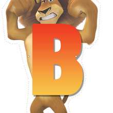 Lion letter B