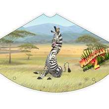 Madagascar 2: Marty the zebra Party Hat - Kids Craft - BIRTHDAY PARTY - BIRTHDAY crafts - Madagascar 2 Party Hats