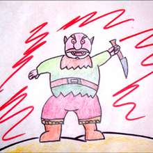 How to draw an Ogre - Drawing for kids - HOW TO DRAW lessons - How to draw FAIRY TALES