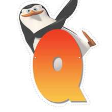 Penguin letter Q