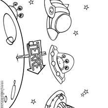 Planet coloring page - Coloring page - SPACE coloring pages - PLANET coloring pages