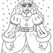 Santa costume coloring page - Coloring page - HOLIDAY coloring pages - CHRISTMAS coloring pages - Free CHRISTMAS coloring pages