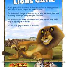 Sleeping lions game - Free Kids Games - MOVIE games - MADAGASCAR 2 games for kids