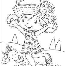Happy Orange Blossom coloring page - Coloring page - GIRL coloring pages - STRAWBERRY SHORTCAKE coloring pages