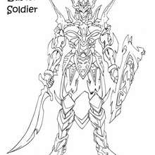 Black Luster Soldier 1 coloring page