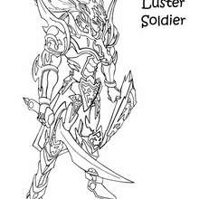 Black Luster Soldier 2 coloring page - Coloring page - MANGA coloring pages - YU-GI-OH coloring pages