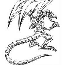 Black Metal Dragon 3 coloring page