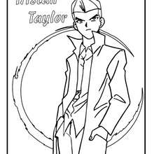 Tristan Taylor coloring page - Coloring page - MANGA coloring pages - YU-GI-OH coloring pages