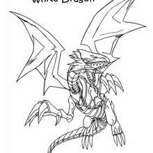 White Dragon 1 coloring page