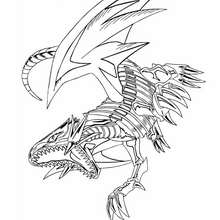 White Dragon 4 coloring page