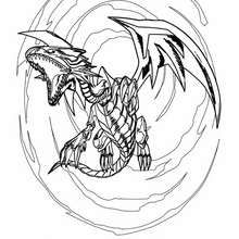 White Dragon 5 coloring page - Coloring page - MANGA coloring pages - YU-GI-OH coloring pages